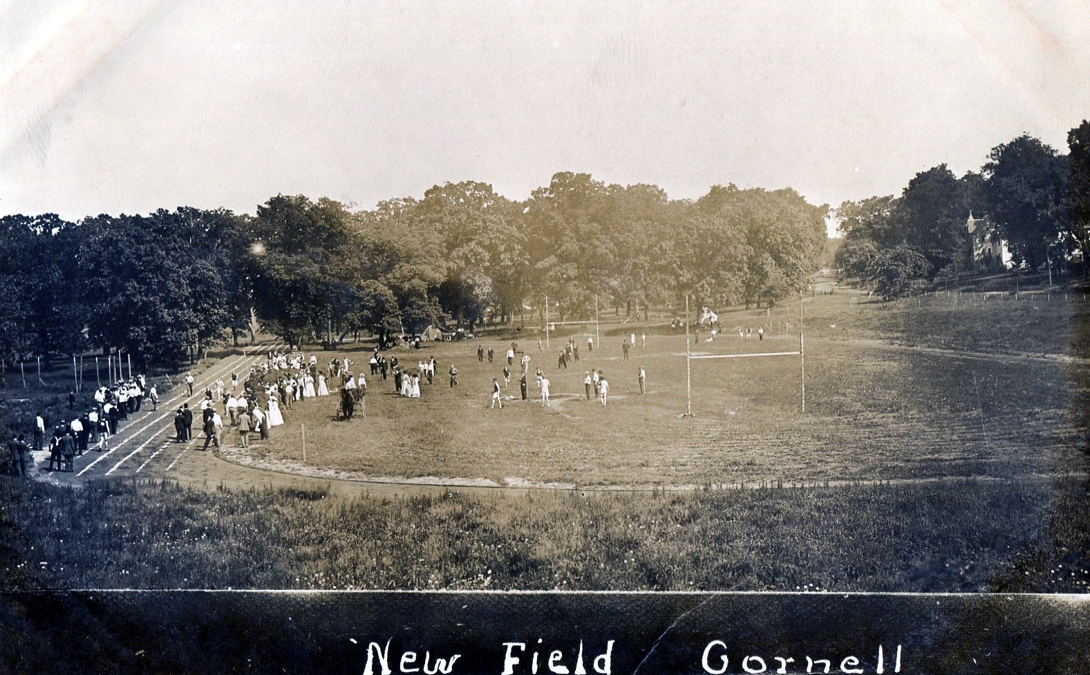 Cornell Football and Track Field Postcard