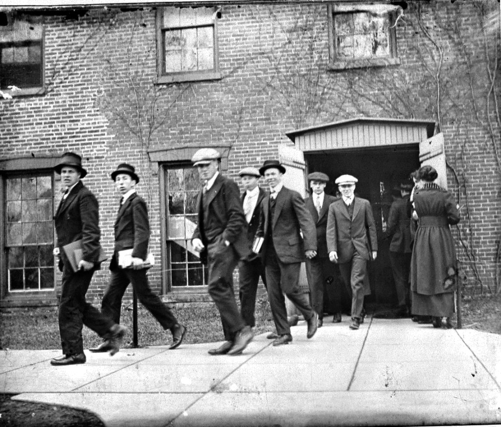 photo of Cornell Students at Old Sem