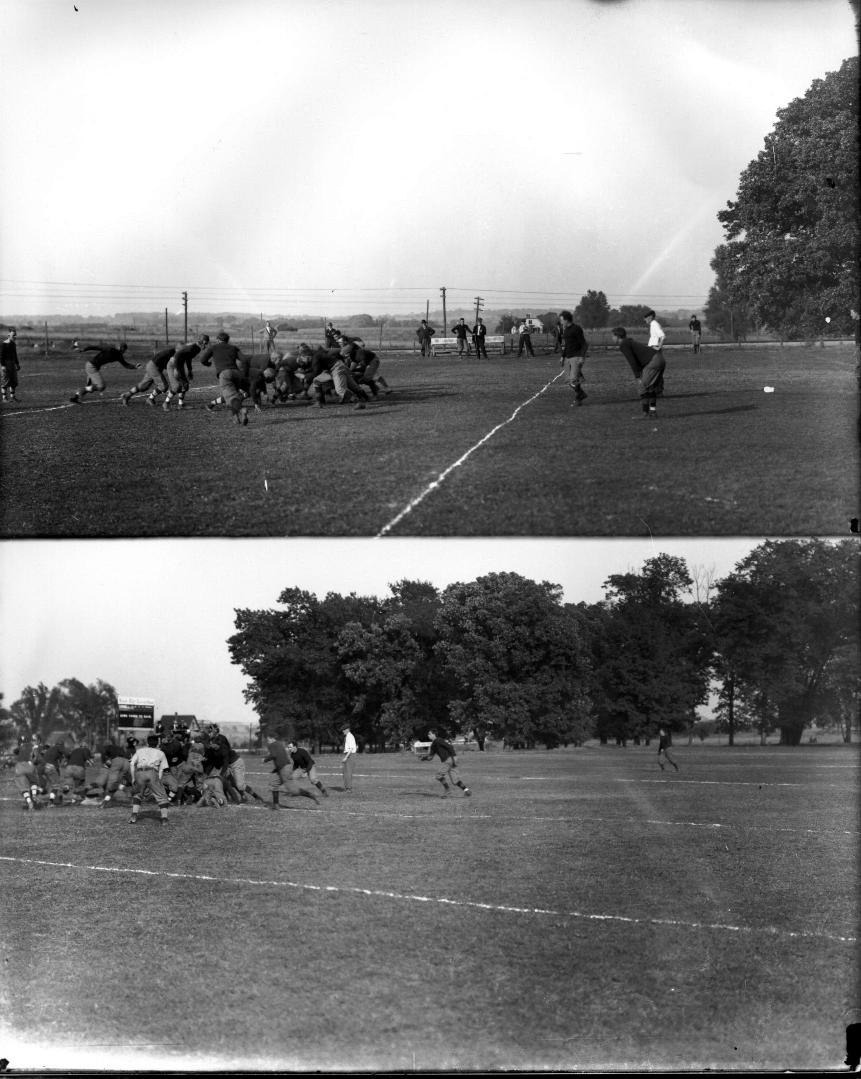 Football Team in Action