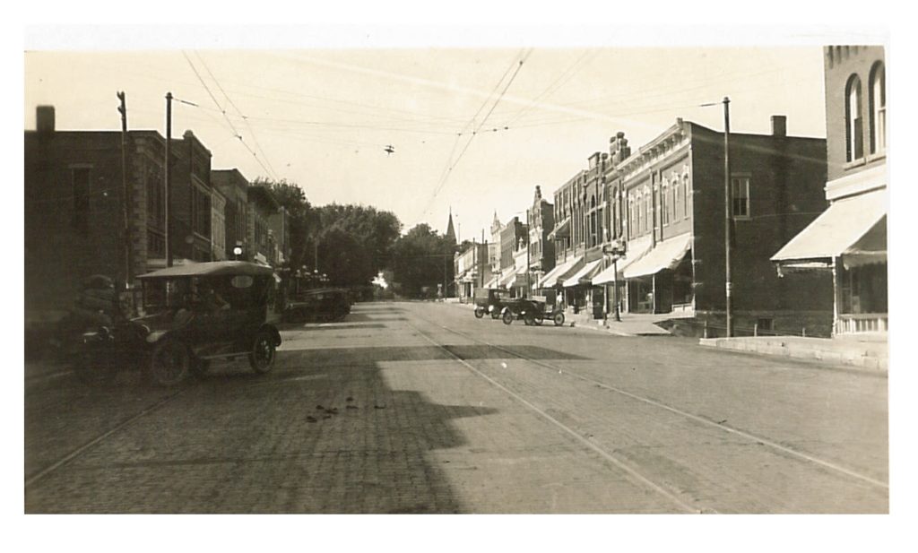 photo of Main Street @1917