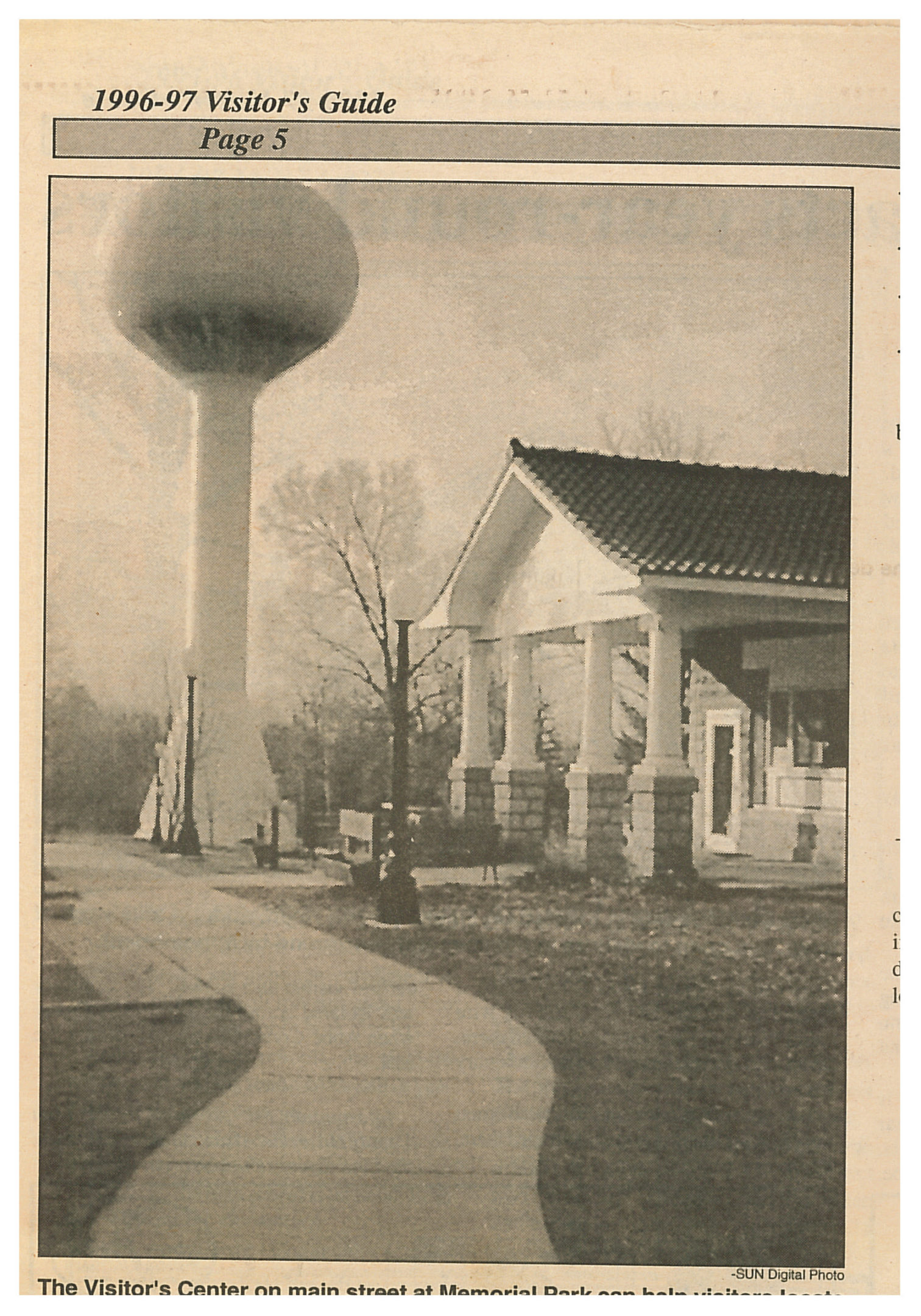 photo of Mount Vernon Visitor's Center and Water tower