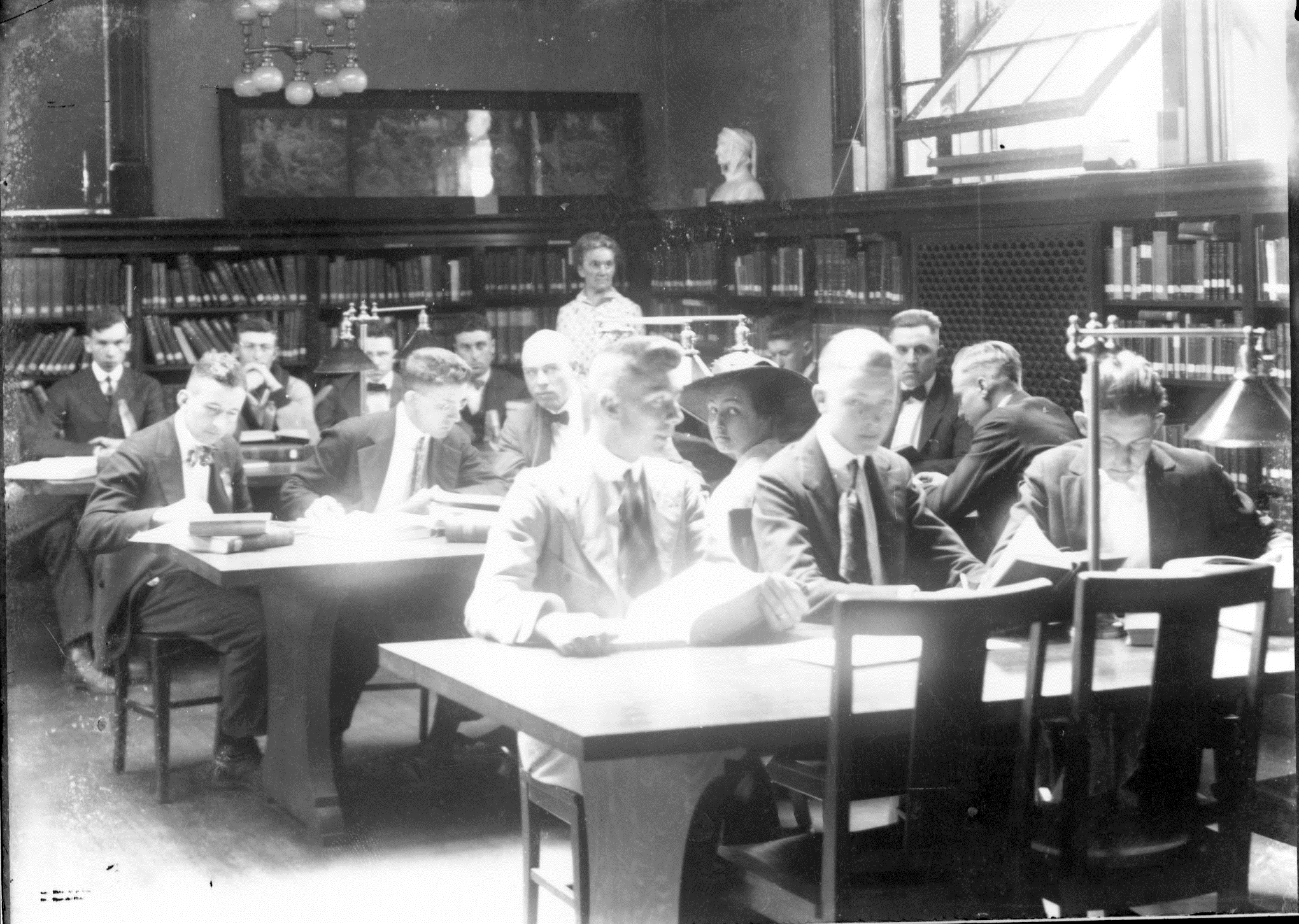 photo of Reading Room in Carnegie Library