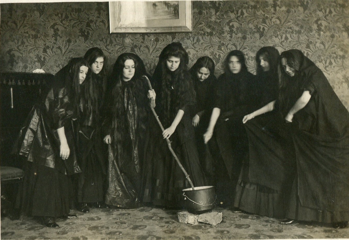 Cornell College witches from Shakespeare's "Othello."