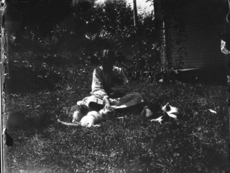 photo of Child with Cats