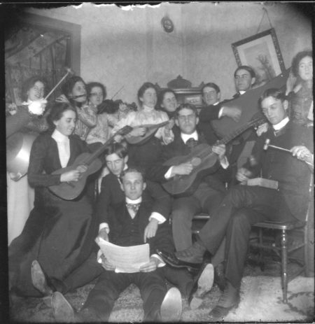 photo of Party of Unidentified Cornell Students