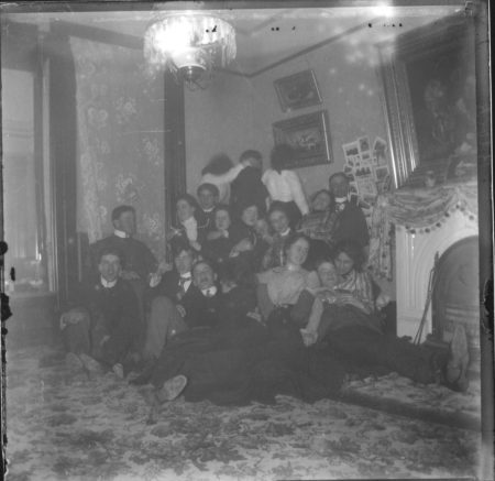 photo of Party of Unidentified Cornell Students-1910