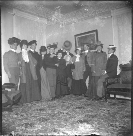 photo of Party of Unidentified Cornell Students