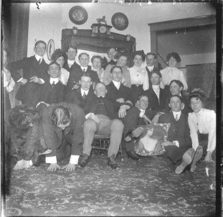 photo of Party of Unidentified Cornell Students