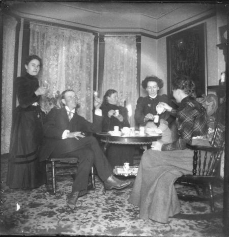 photo of Party of Unidentified Cornell Students