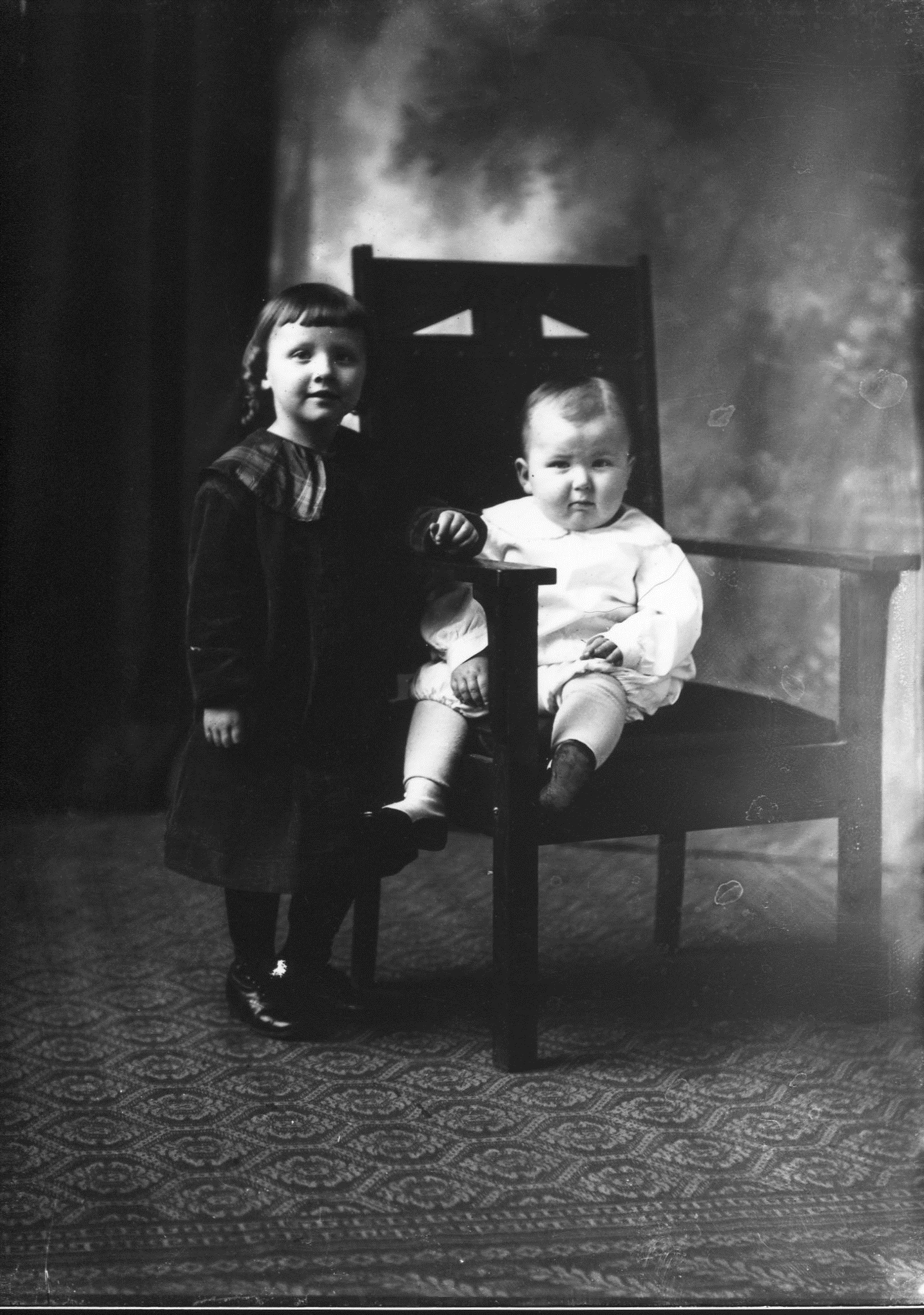 photo of Two Unidentified Children