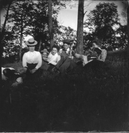 photo of Unidentified Men and Women at a Picnic