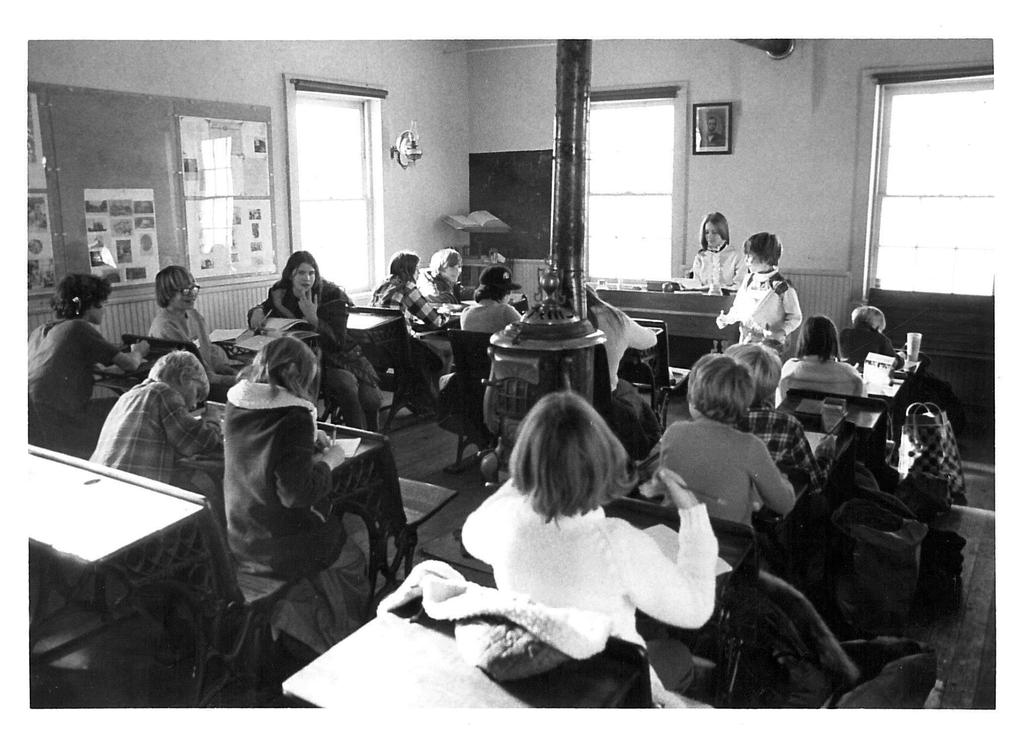 photo of Unidentified School Children in Class