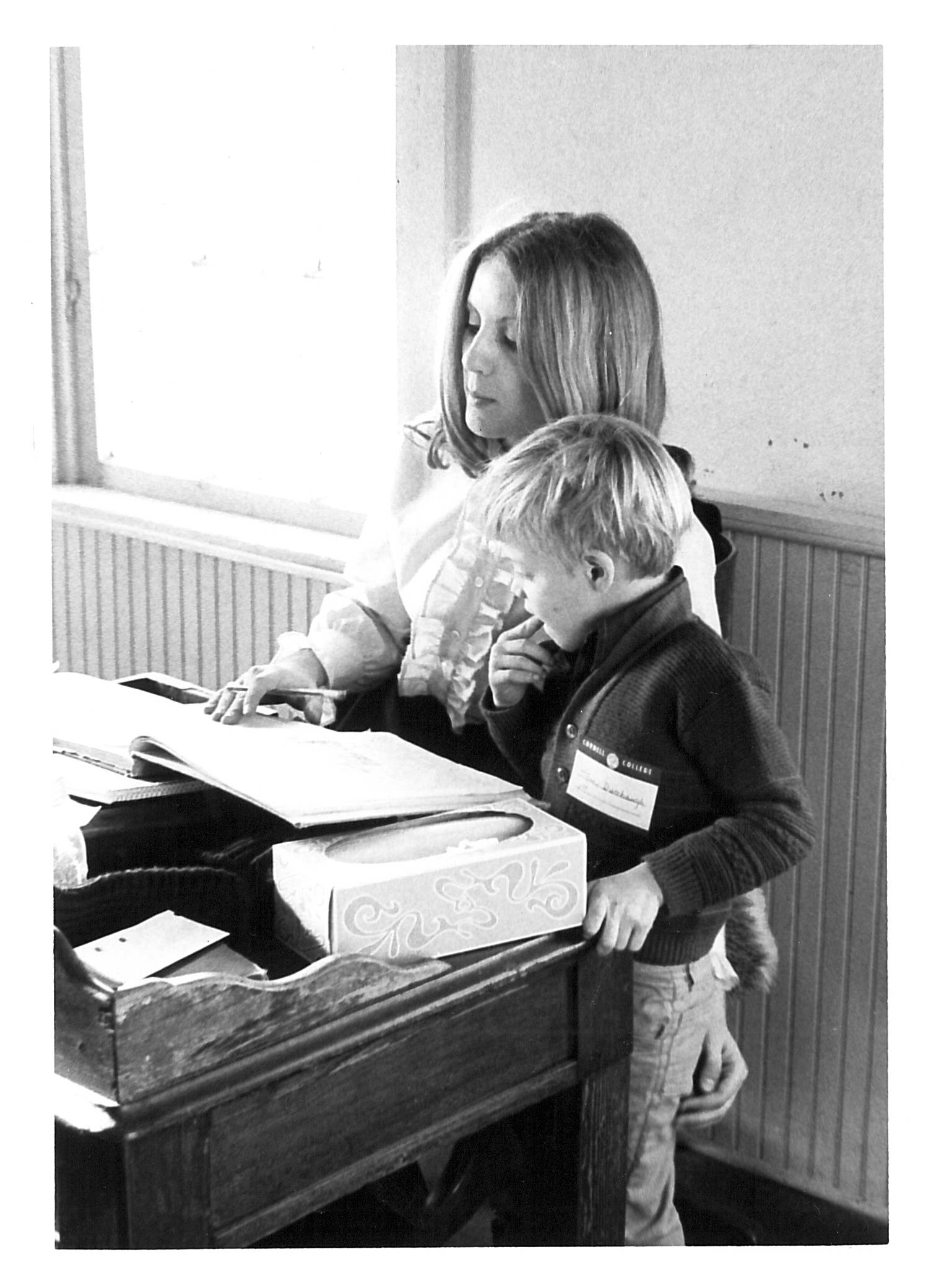 photo of Unidentified Teacher With Her Student