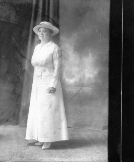 photo of Unidentified Woman in a White Dress