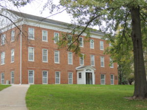 Photo of building known as Old Sem at Cornell College