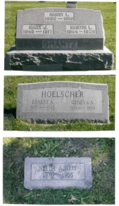 Photo of Shantz family graves