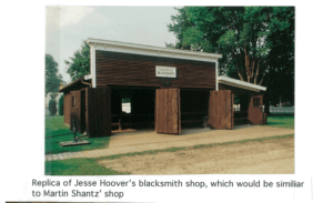 Photo of a blacksmith shop