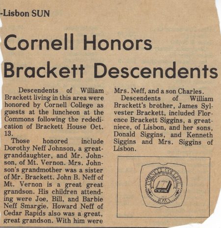 Photo of newspaper article