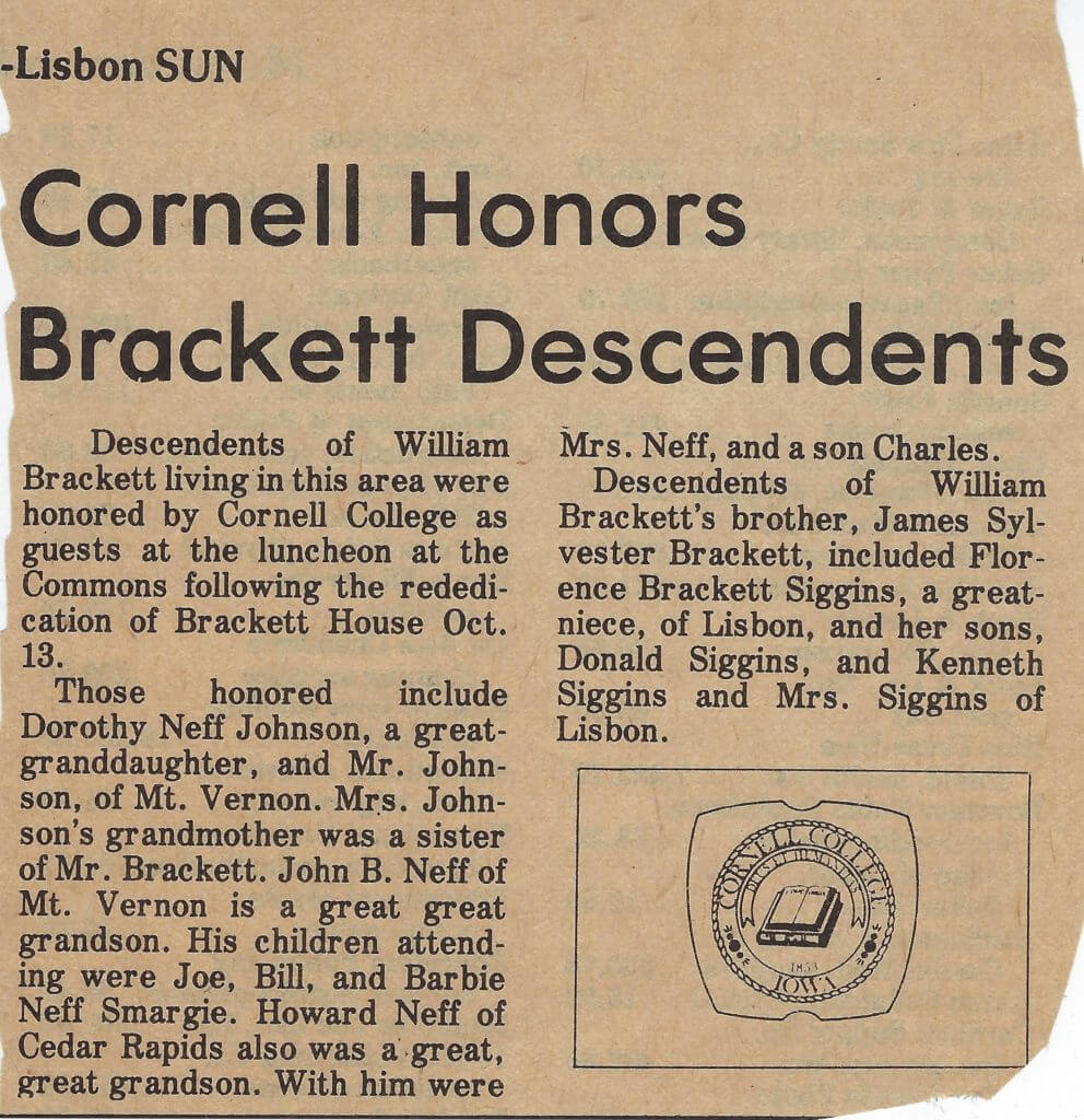 Photo of newspaper article