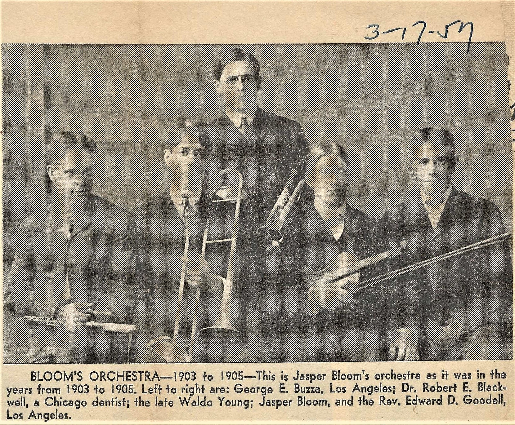 Photo of Bloom's Orchestra
