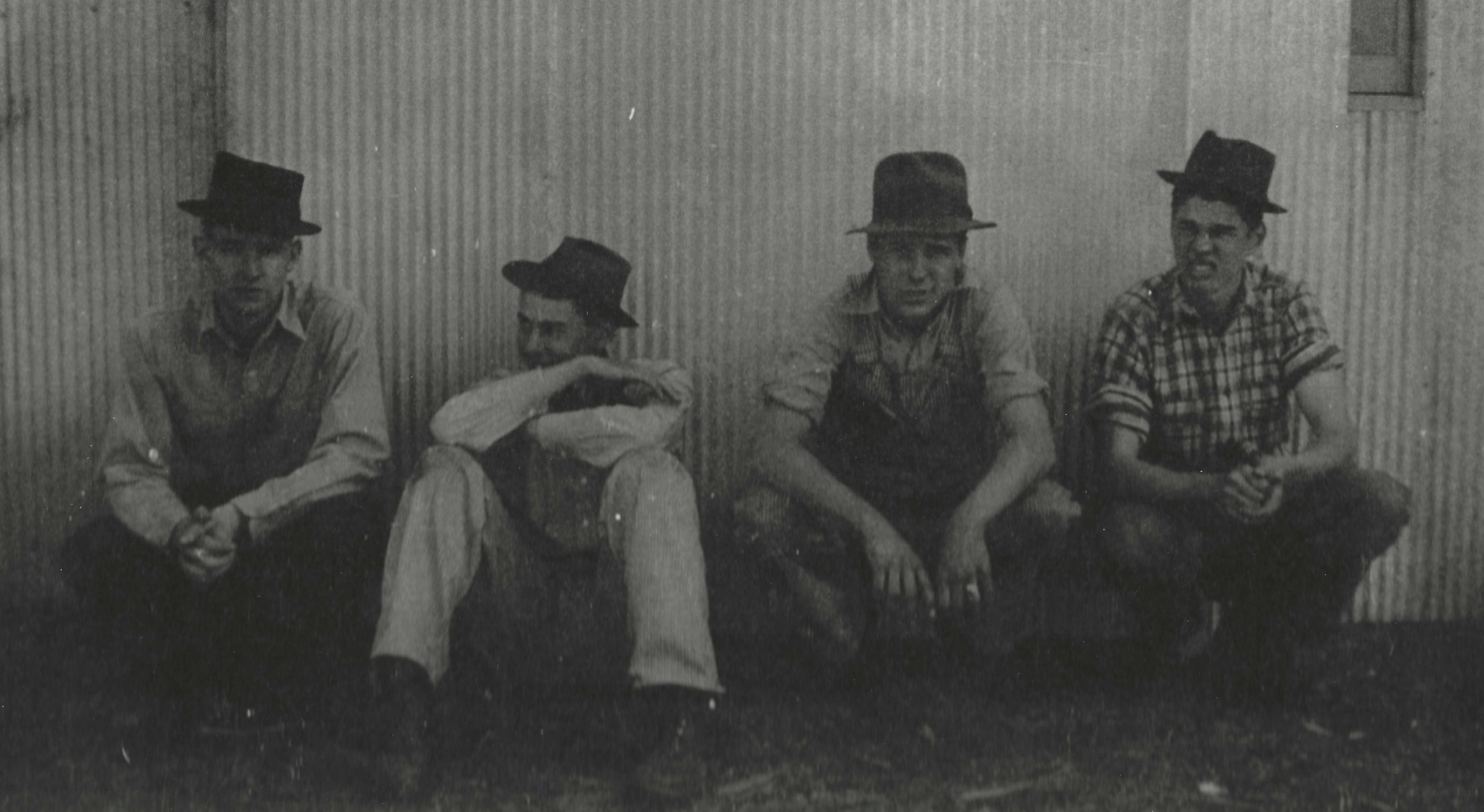 Photo of 4 farm boys