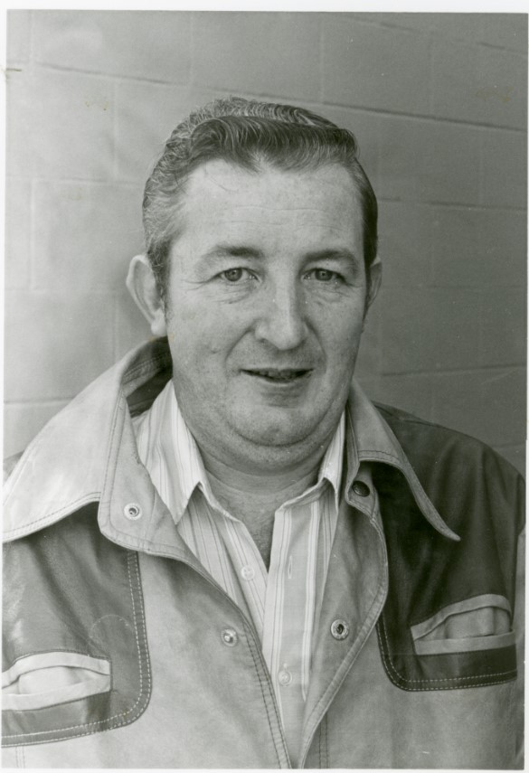Black and White Photo of Clyde Ties wearing a warm jacket.